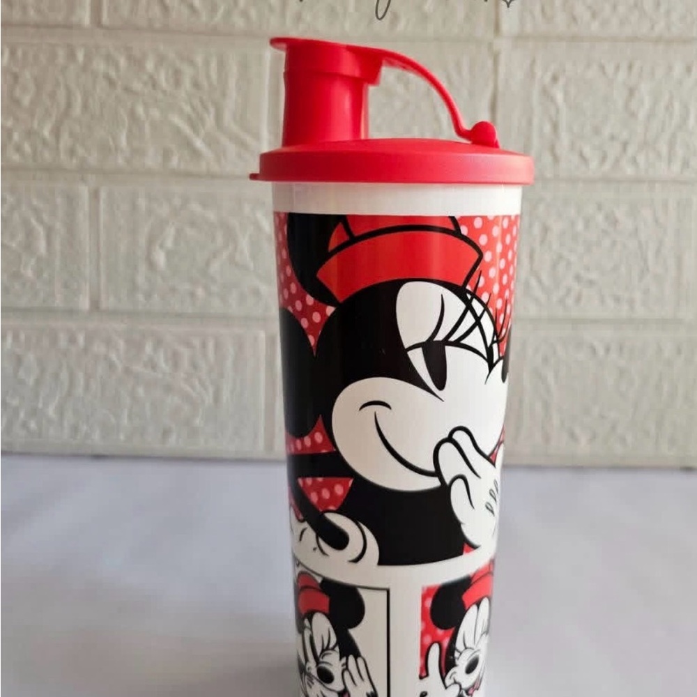 Red Minnie Mouse Travel Tumbler - Home Party Supplies 16 Oz - Picture 3 of 5